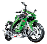 Thumbnail for Building Blocks Tech MOC Kawasaki NINJA 1000SX Motorcycle Bricks Toy - 1