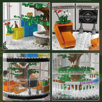 Thumbnail for Building Blocks Creator Expert MOC City Transparent Tower Bricks Toy Construction Set Toys - 5