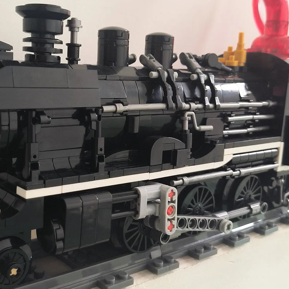 Building Blocks Tech MOC Assembled Unlimited Train Bricks Toys Construction Set Toys - 19