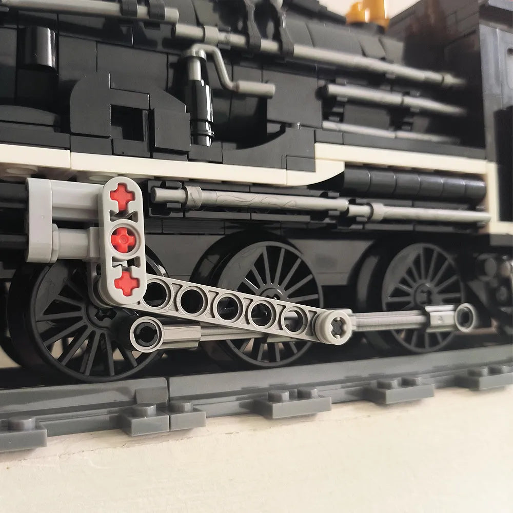 Building Blocks Tech MOC Assembled Unlimited Train Bricks Toys - 20