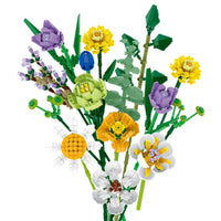 Thumbnail for Building Blocks Creator Expert Ideas Flowers Bouquet Bricks Toy Construction Set Toys - 4