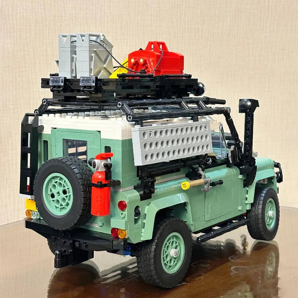 Building Blocks Creator Tech MOC Land Rover Defender 90 Bricks Toy - 2