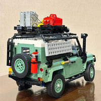 Thumbnail for Building Blocks Creator Tech MOC Land Rover Defender 90 Bricks Toy - 2