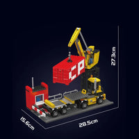 Thumbnail for Building Blocks Tech EMD SD40-2 Diesel Locomotive RC Train Bricks Toy - 6