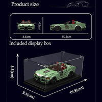 Thumbnail for Building Blocks Tech Mini Toyota Supra Speed Champions Bricks Toy - 6