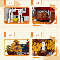 Thumbnail for Building Blocks Creator Expert MOC Autumn Winery Bricks Toy - 6