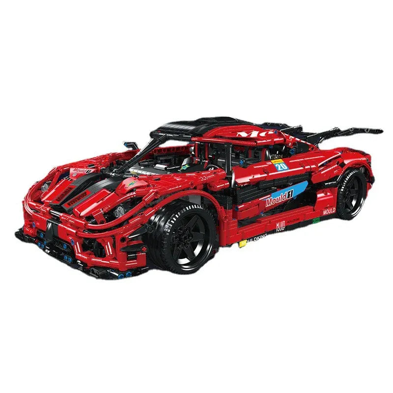 Building Blocks Technic MOC Koenigsegg One Super Racing Car Bricks Toy - 1