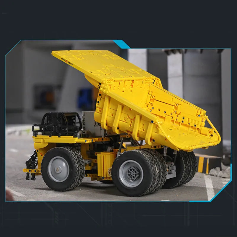 Building Blocks Tech MOC CR240E Mining Dump Truck Bricks Toy Construction Set Toys - 5