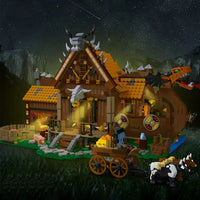 Thumbnail for Building Blocks Creator Expert MOC The Vikings House Bricks Toy Construction Set Toys - 3