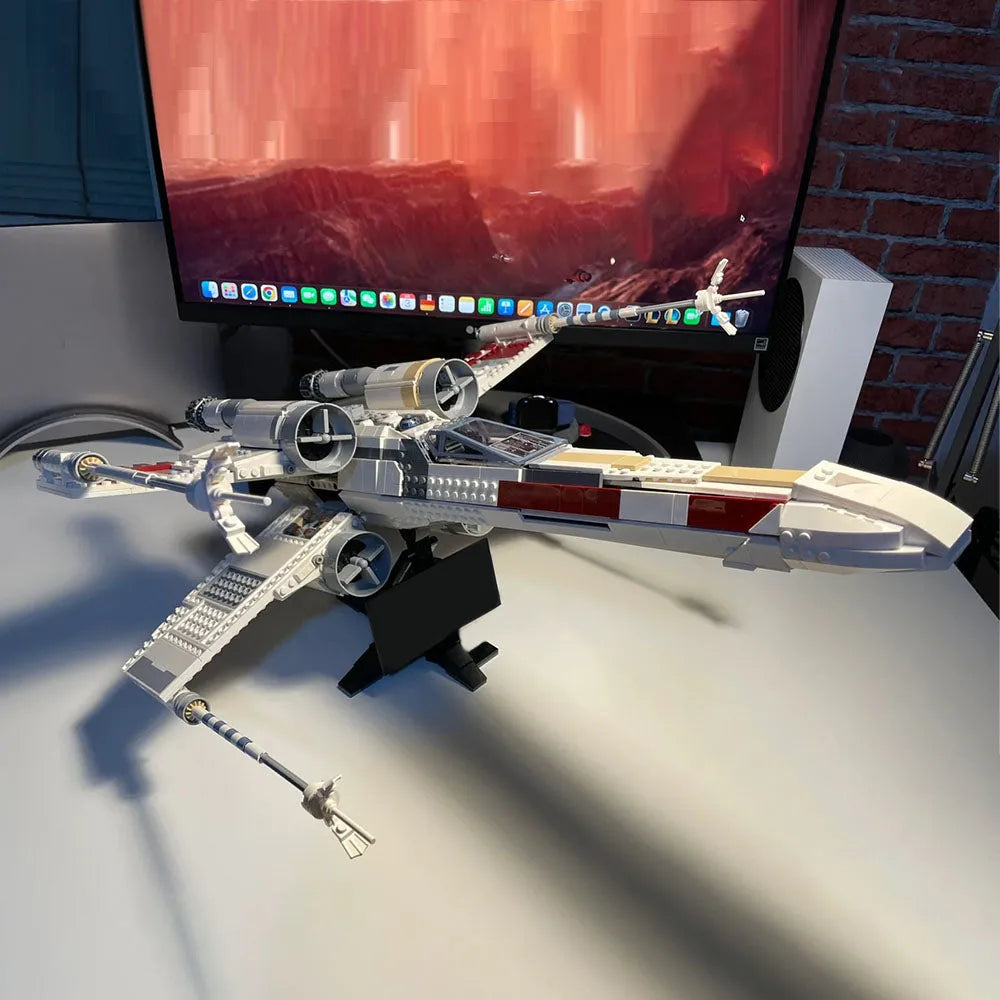 Building Blocks Star Wars MOC Red Five X-Wing Star Fighter Bricks Toy 05039 - 4