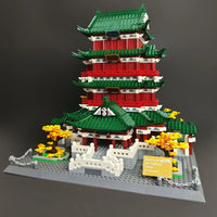 Thumbnail for Building Blocks Architecture Famous Pavilion of Prince Teng Bricks Toy Construction Set Toys - 1
