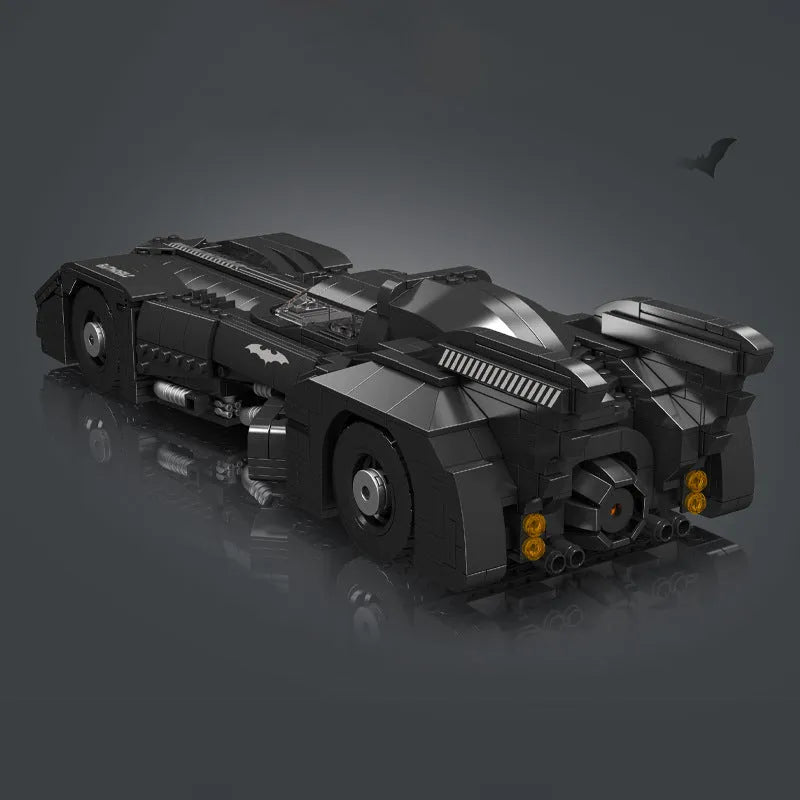 Building Blocks Tech Creator Expert MOC Bat Sports Car Bricks Toy - 4