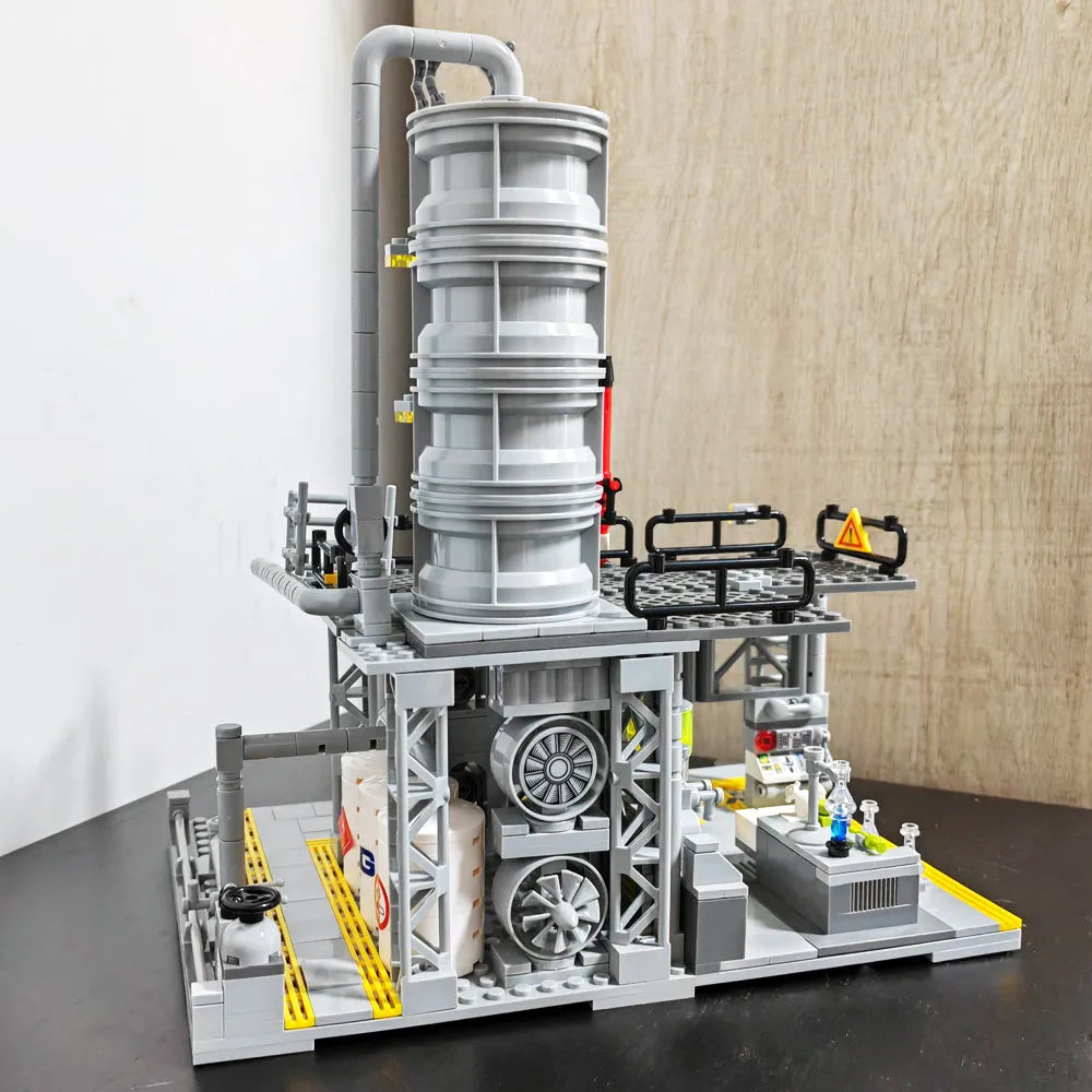 Building Blocks Creator Experts MOC City Chemical Plant Bricks Toy - 3