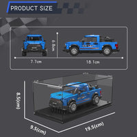 Thumbnail for Building Blocks Tech Mini Raptor Pickup Car Champions Bricks Toy - 4