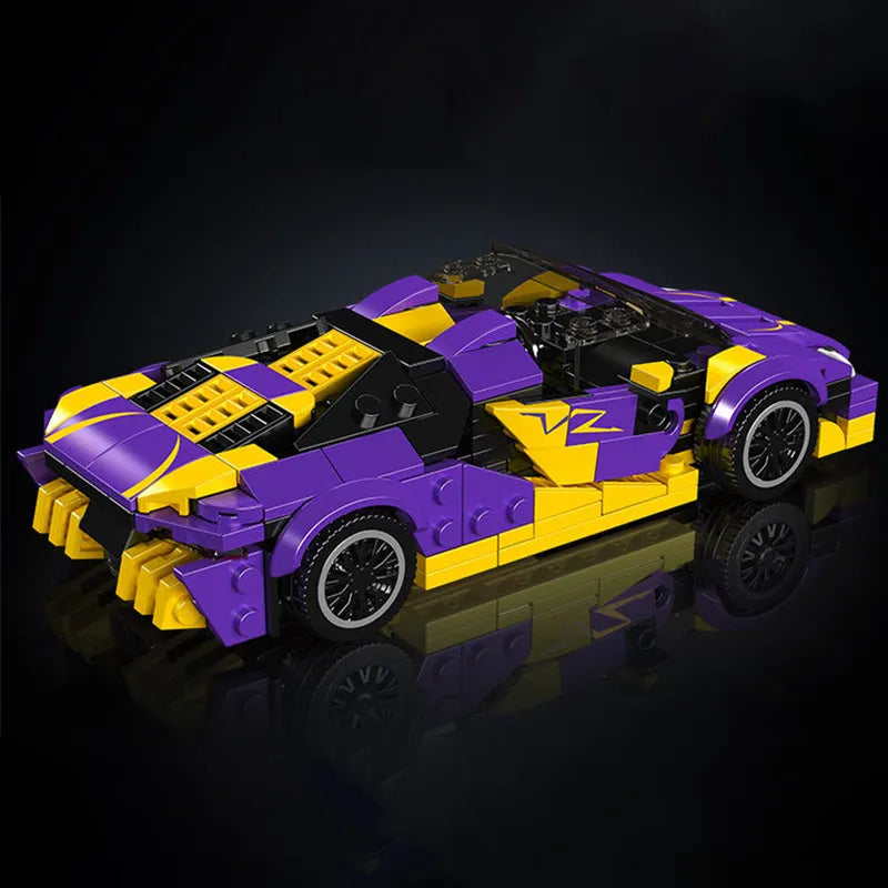 Building Blocks Tech Mini Centennial Bull Car Speed Champions Bricks Toy Construction Set Toys - 3
