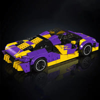Thumbnail for Building Blocks Tech Mini Centennial Bull Car Speed Champions Bricks Toy - 3