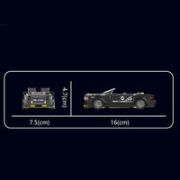 Thumbnail for Building Blocks Tech Mini RR DAWN Speed Champions Racers Bricks Toy Construction Set Toys - 4