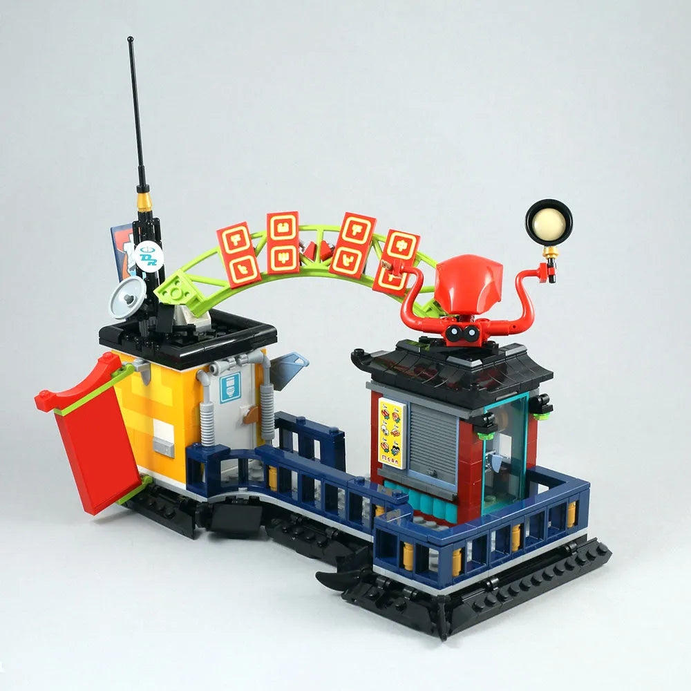 Building Blocks Building Block MOC Ninjago City Markets Bricks Toy Construction Set Toys - 5