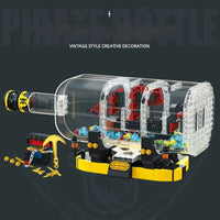 Thumbnail for Building Blocks Creator Expert Ideas Ship In A Bottle Bricks Toy Construction Set Toys - 5