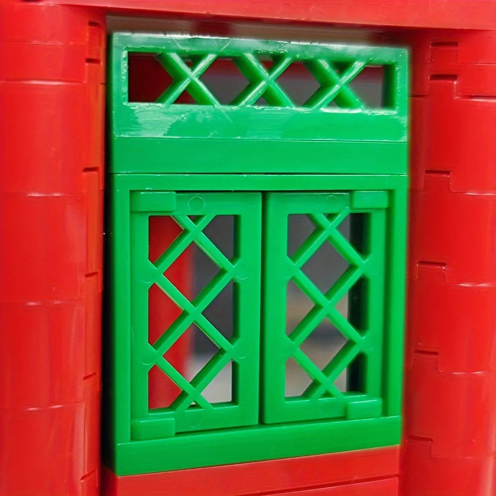 Building Blocks MOC Architecture Japanese City Temple Bricks Toys Construction Set Toys - 12