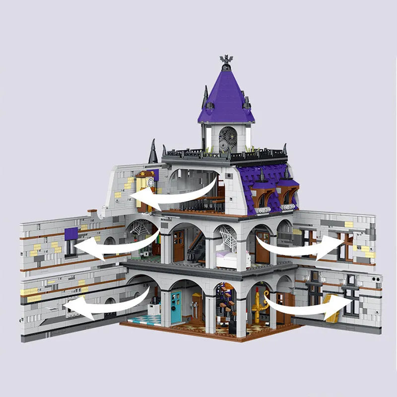 Building Blocks Creator Expert MOC Mystery Mansion Bricks Toy - 6