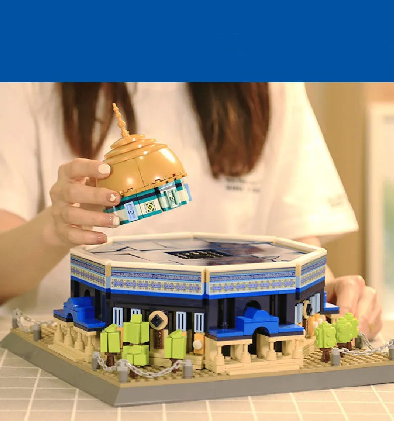 Building Blocks Creator Expert Jerusalem Dome Of The Rock Bricks Toy Construction Set Toys - 5