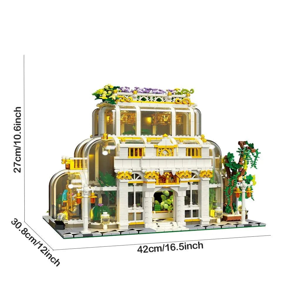 Building Blocks MOC Expert Neoclassical Botanical Garden Bricks Toy Construction Set Toys - 1