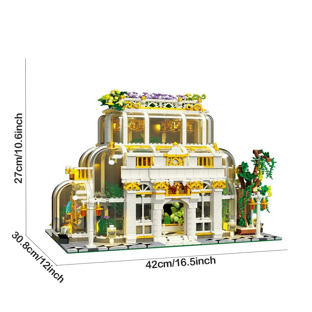 Building Blocks MOC Expert Neoclassical Botanical Garden Bricks Toy - 1