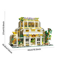Thumbnail for Building Blocks MOC Expert Neoclassical Botanical Garden Bricks Toy - 1