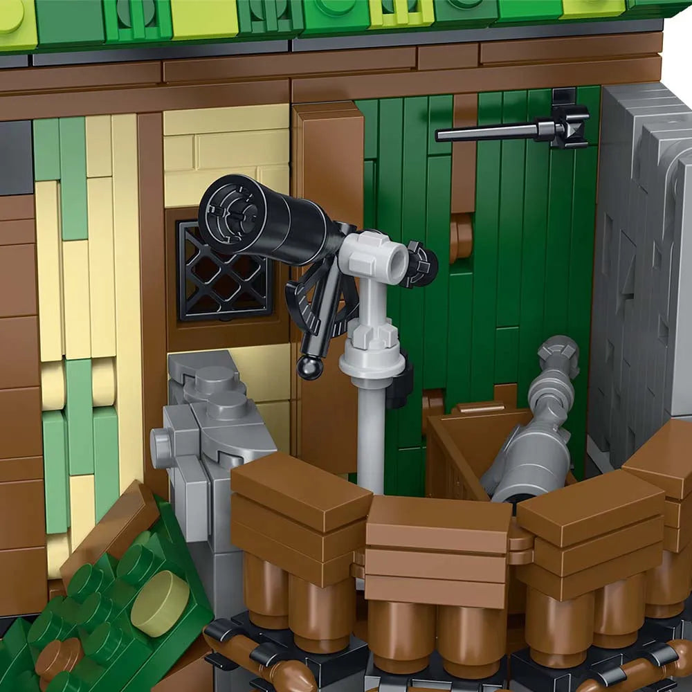 Building Blocks Creator Expert MOC Medieval Tavern Bricks Toy - 8