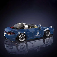 Thumbnail for Building Blocks Tech Mini Porsche 911 Targa Speed Champions Bricks Toy Construction Set Toys - 4
