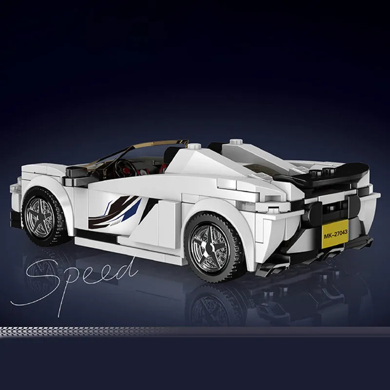 Building Blocks Tech Mini McLaren 650S Speed Champions Racers Bricks Toy Construction Set Toys - 3