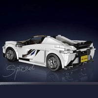 Thumbnail for Building Blocks Tech Mini McLaren 650S Speed Champions Racers Bricks Toy - 3
