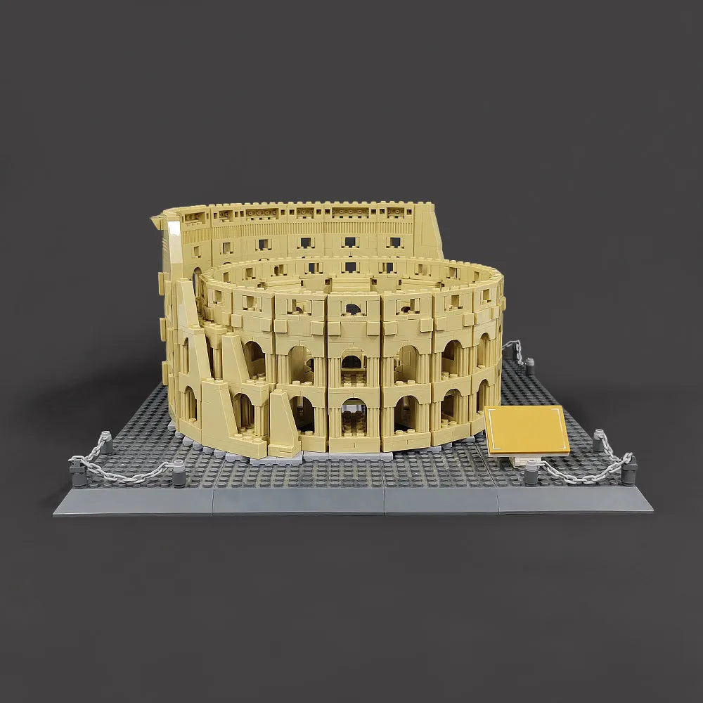 Building Blocks MOC Architecture Italy Rome Colosseum Bricks Toy - 15