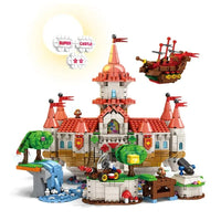 Thumbnail for Building Blocks Movie Creator Expert Super Mario Castle Bricks Toy - 1