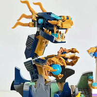 Thumbnail for Building Blocks MOC Monkie Kid Dragon of East Palace Bricks Toy - 5