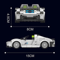 Thumbnail for Building Blocks Tech Mini Porsche 918 Speed Champions Bricks Toy - 5