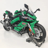 Thumbnail for Building Blocks Tech MOC Kawasaki NINJA 1000SX Motorcycle Bricks Toy Construction Set Toys - 3