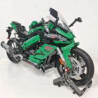 Thumbnail for Building Blocks Tech MOC Kawasaki NINJA 1000SX Motorcycle Bricks Toy - 3