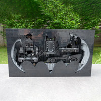 Thumbnail for Building Blocks Super Hero MOC Batcave Shadow Box Bricks Toy - 4