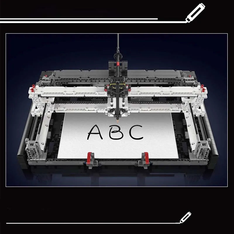 Building Blocks Technic Expert Motorized Plotter Bricks Toy Construction Set Toys - 6