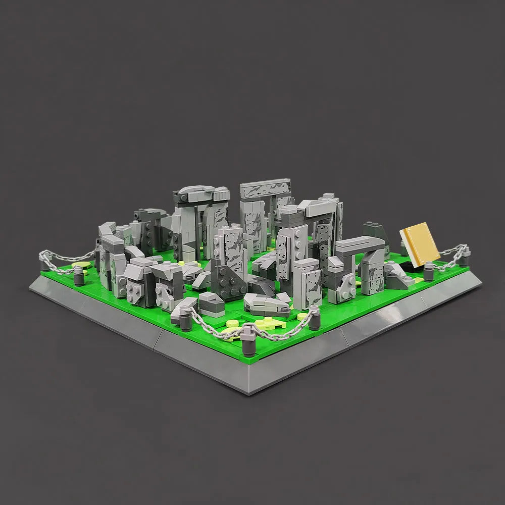 Building Blocks Creator Expert England Stonehenge Wiltshire Bricks Toy Construction Set Toys - 3