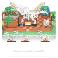 Thumbnail for Building Blocks Creator MOC City Dinosaur Museum MINI Bricks Toy Construction Set Toys - 5