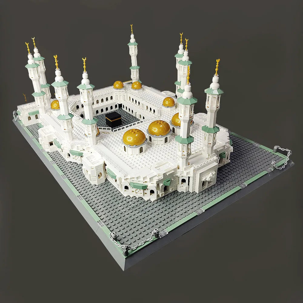 Building Blocks Architecture MOC Great Mecca Grand Mosque Bricks Toy Construction Set Toys - 2