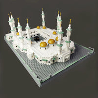 Thumbnail for Building Blocks Architecture MOC Great Mecca Grand Mosque Bricks Toy Construction Set Toys - 2