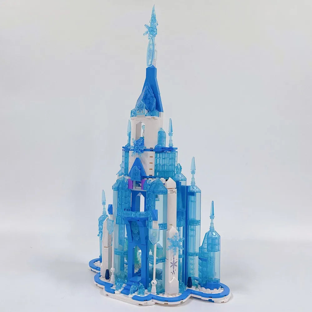 Building Blocks Creative MOC Expert Frozen Ice Castle Bricks Toy - 3