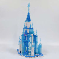 Thumbnail for Building Blocks Creative MOC Expert Frozen Ice Castle Bricks Toy - 3