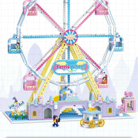 Thumbnail for Building Blocks Creator Expert MOC City Motorized Ferris Wheel Bricks Toy - 5
