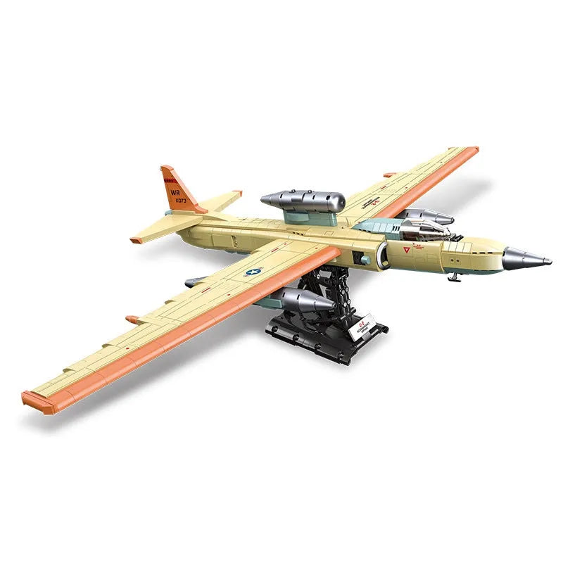 Building Blocks Military MOC U2 Reconnaissance Aircraft Bricks Toy Construction Set Toys - 1