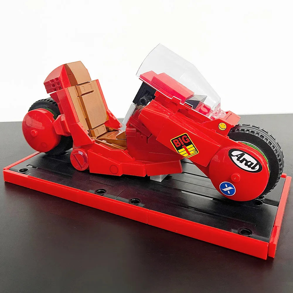 Building Blocks Tech MOC Kinda Special Motorcycle Bricks Toy Construction Set Toys - 9